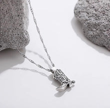 Load image into Gallery viewer, Cowboy Boot Necklace