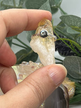 Load image into Gallery viewer, Sterling Silver with Circular Abalone Ring