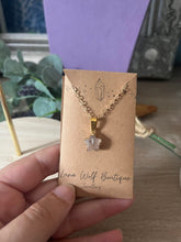 Load image into Gallery viewer, Milkystar Gem Necklace - Gold-Plated Stainless Steel with Healing Crystal Star Pendant