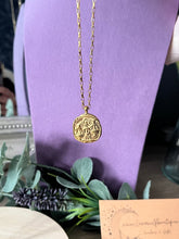 Load image into Gallery viewer, Celestial Zodiac Medallion Necklace – Libra
Gold Plated Stainless Steel | Waterproof, Adjustable, Hypoallergenic