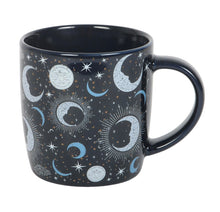 Load image into Gallery viewer, Blue Moon Print Mug – 500 ml Ceramic Celestial Coffee & Tea Cup