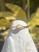 Load image into Gallery viewer, Opal Eye Gold Plated Sterling Silver Ring
