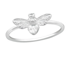 Load image into Gallery viewer, Sterling Silver Bee Ring