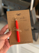 Load image into Gallery viewer, Red spell candle for strength protection and desire