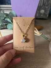 Load image into Gallery viewer, Milkystar Gem Necklace - Gold-Plated Stainless Steel with Healing Crystal Star Pendant
