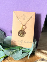 Load image into Gallery viewer, Horoscope Collection - Zodiac Blaze Pendant Necklace - Capricorn - Gold-Plated Stainless Steel