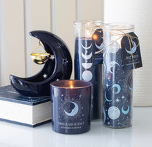 Load image into Gallery viewer, Blue Moon Vanilla & Coconut Candle – Celestial Scented Jar Candle for Relaxation & Home Décor