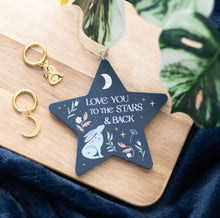 Load image into Gallery viewer, Midnight Hare Hanging Stars