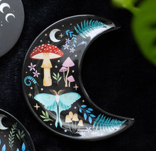 Load image into Gallery viewer, Close-up of mystical woodland design on trinket dish