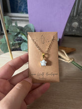 Load image into Gallery viewer, Milkystar Gem Necklace - Gold-Plated Stainless Steel with Healing Crystal Star Pendant
