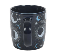 Load image into Gallery viewer, Blue Moon Print Mug – 500 ml Ceramic Celestial Coffee & Tea Cup