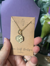 Load image into Gallery viewer, Horoscope Collection - Zodiac Blaze Pendant Necklace - Sagittarius - Gold-Plated Stainless Steel