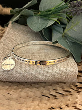 Load image into Gallery viewer, Lisa Angel Meaningful Words Bangle ‘Bold and Brave’