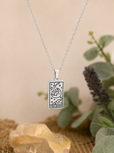 Load image into Gallery viewer, The Moon Tarot Pendant Necklace – Retro Mystic Card Jewellery (Gold or Silver)