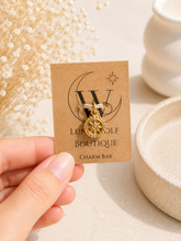 Load image into Gallery viewer, Build Your Story Charm Necklace | Personalised Gold Necklace | Custom Birthstone Jewellery | Luna Wolf Boutique
