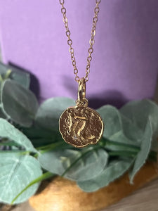 Scorpio Zodiac Blaze Pendant Necklace – Gold-Plated Stainless Steel, Waterproof, Tarnish-Resistant