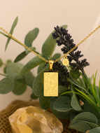 Pisces Zodiac Necklace – Waterproof Gold Plated Stainless Steel Horoscope Pendant (February 19 – March 20)