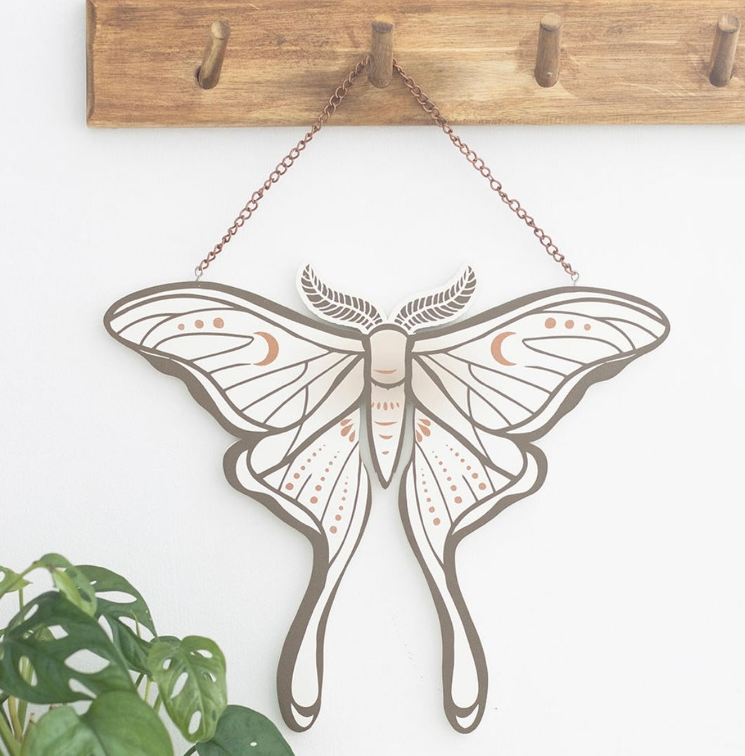 Luna Moth Hanging Sign