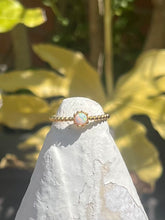 Load image into Gallery viewer, Bobble Opal Ring Gold Plated Sterling Silver

