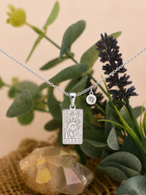 Load image into Gallery viewer, Virgo Zodiac Necklace – Waterproof Silver Stainless Steel Horoscope Pendant (August 23 – September 22)
