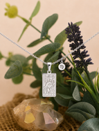 Virgo Zodiac Necklace – Waterproof Silver Stainless Steel Horoscope Pendant (August 23 – September 22)