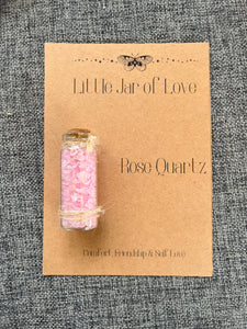 Little Jar of Love - Rose Quartz