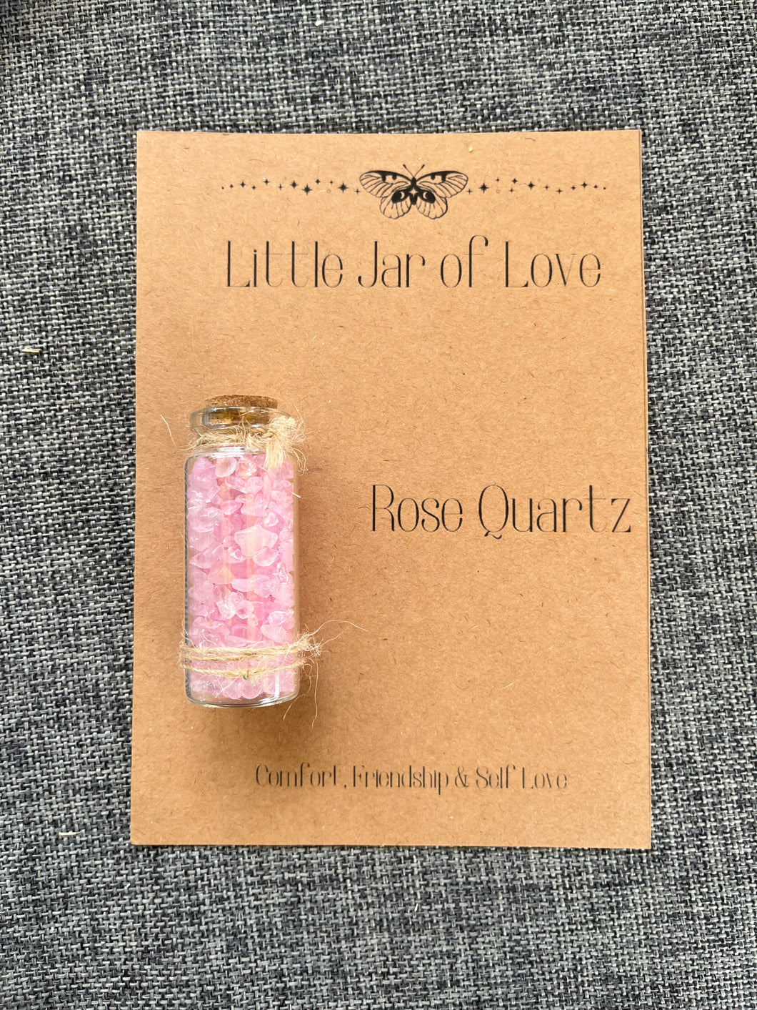 Little Jar of Love - Rose Quartz