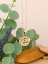 Load image into Gallery viewer, Gemini Zodiac Blaze Pendant Necklace – Gold-Plated Stainless Steel, Waterproof, Tarnish-Resistant
