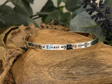 Load image into Gallery viewer, Lisa Angel Meaningful Words Bangle ‘Sun and Moon’ Silver
