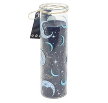 Load image into Gallery viewer, Blue Moon Wild Blueberry &amp; Vanilla Candle – Scented Tube Candle with Celestial Print

