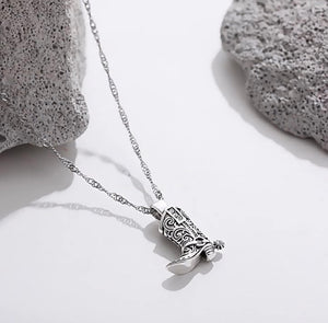 Cowboy Boot Necklace