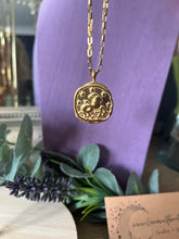 Load image into Gallery viewer, Celestial Zodiac Medallion Necklace – Capricorn

Gold Plated Stainless Steel | Waterproof, Adjustable, Hypoallergenic
