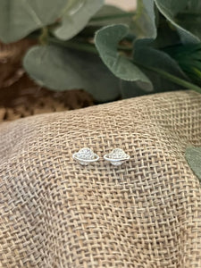 Crystal Planet Stud Earrings