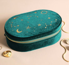 Load image into Gallery viewer, Lisa Angel Starry Night Velvet Jewellery Case
