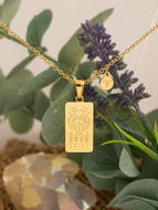 Aries Zodiac Necklace – Waterproof Gold Plated Stainless Steel Horoscope Pendant (March 21 - April 19)