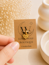 Load image into Gallery viewer, Build Your Story Charm Necklace | Personalised Gold Necklace | Custom Birthstone Jewellery | Luna Wolf Boutique
