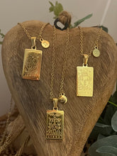 Load image into Gallery viewer, Gemini Aquarius Libra zodiac sign necklaces gold plated stainless steel
Waterproof jewellery
