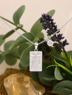 Libra Zodiac Necklace – Waterproof Silver Stainless Steel Horoscope Pendant (September 23 – October 22)