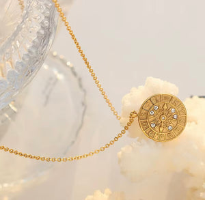 Astrology Medallion Necklace