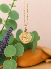 Load image into Gallery viewer, Pisces Zodiac Blaze Pendant Necklace – Gold-Plated Stainless Steel, Waterproof, Tarnish-Resistant
