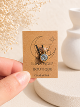 Load image into Gallery viewer, Build Your Story Charm Necklace | Personalised Gold Necklace | Custom Birthstone Jewellery | Luna Wolf Boutique
