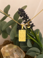 Capricorn Zodiac Necklace – Waterproof Gold Plated Stainless Steel Horoscope Pendant (December 22 – January 19)