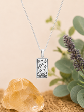 Load image into Gallery viewer, The Star Tarot Pendant Necklace – Retro Mystic Card Jewellery (Gold or Silver)
