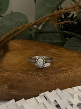 Load image into Gallery viewer, Oval Opal Vintage Style Sterling Silver Ring
