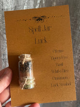 Load image into Gallery viewer, Handmade Spell Jars for Love, Luck &amp; Protection – Crystal &amp; Herb Ritual Jars
