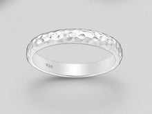 Load image into Gallery viewer, Hammered Sterling Silver Band
