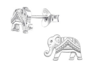 Elephant 925 Sterling Silver Studs