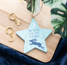 Load image into Gallery viewer, Midnight Hare Hanging Stars

