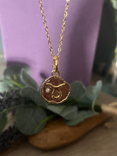 Load image into Gallery viewer, Taurus Zodiac Blaze Pendant Necklace – Gold-Plated Stainless Steel, Waterproof, Tarnish-Resistant
