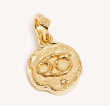 Load image into Gallery viewer, Pisces zodiac necklace waterproof tarnish free gold plated stainless steel
